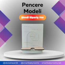 7x5cm Pencere Modeli Şeffaf Pleksi