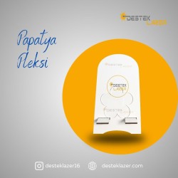 7cm Papatya Şeffaf Pleksi 50li Paket