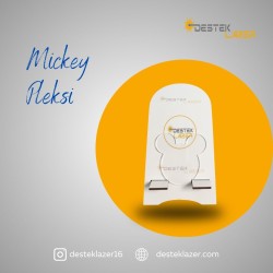 7cm Mickey Şeffaf Pleksi 50li Paket