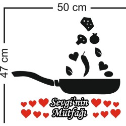 Tava Ahşap Mutfak Süsü