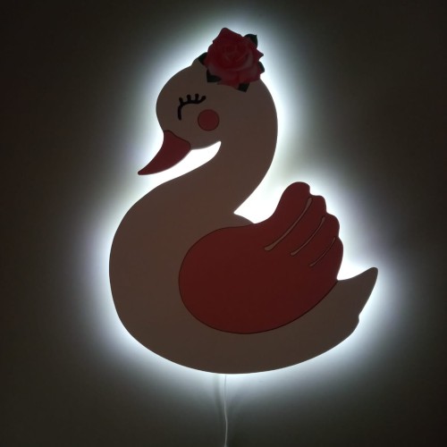 Süslü Kuğu Led Aydınlatma