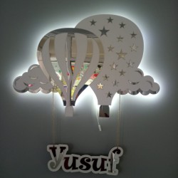 Ayna Pleksi Çift Balon Led Aydınlatma