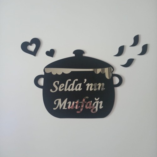 Tencere Ahşap Mutfak Süsü