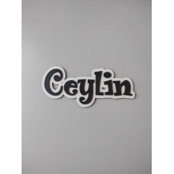 İsim Siyah Ahşap
