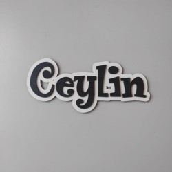 İsim Siyah Ahşap