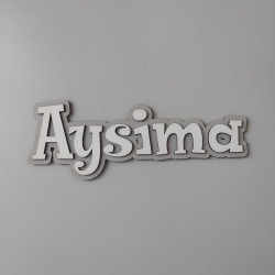 İsim Beyaz Ahşap