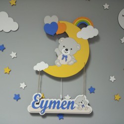 Ayda Sevimli Ayıcık Erkek Led Aydınlatma Seti