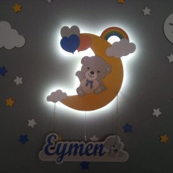 Ayda Sevimli Ayıcık Erkek Led Aydınlatma Seti