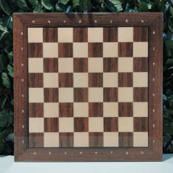 Standart Pleksi Kaplama Satranç Zemini Notasyonlu(44x44cm-UV Baskı)