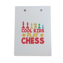 MDF Notasyon Altlığı Cool Kids Desenli