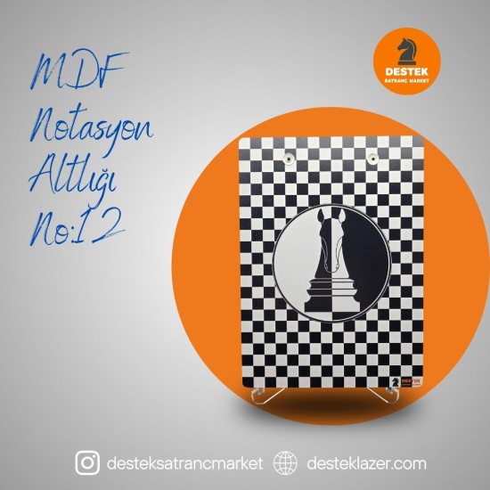 MDF Notasyon Altlığı At Desenli No:12