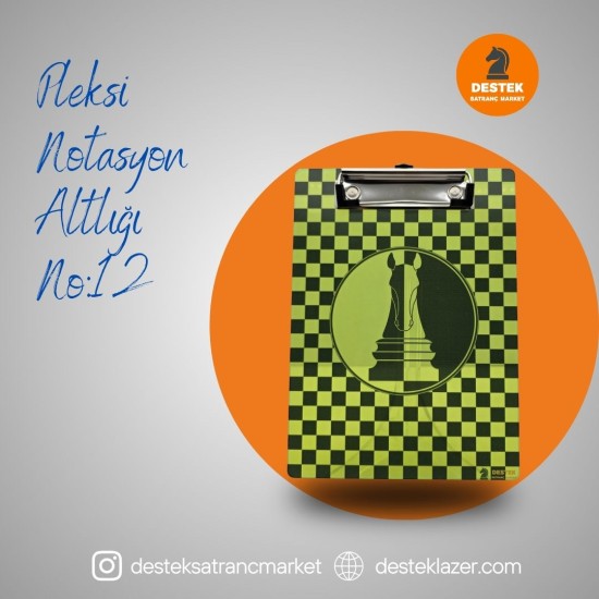 Neon Pleksi Notasyon Altlığı At Desenli No:12