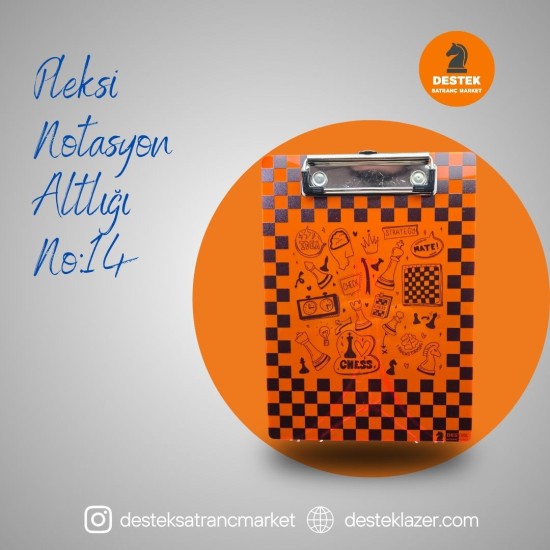 Neon Pleksi Notasyon Altlığı Karışık Desenli No:14