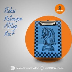 Neon Pleksi Notasyon Altlığı At Desenli No:7