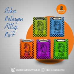 Neon Pleksi Notasyon Altlığı At Desenli No:7