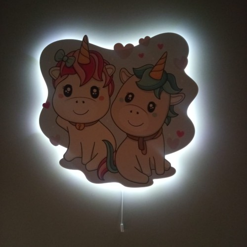 Sevimli Unicornlar Led Aydınlatma